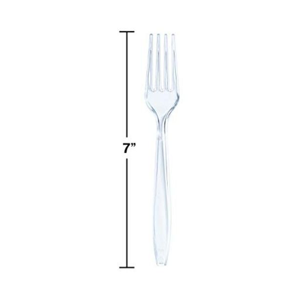 Picture of Sensations 338381 Boxed Plastic Forks&#44; Clear - 24 Count