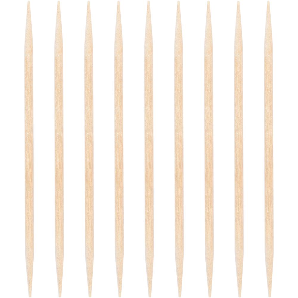 Picture of Sensations 338385 2.5 in. Wood Toothpicks with Dispenser&#44; Natural - 200 Count