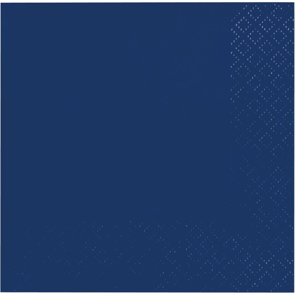 2Ply Beverage Napkin, Navy Blue - 40 Count