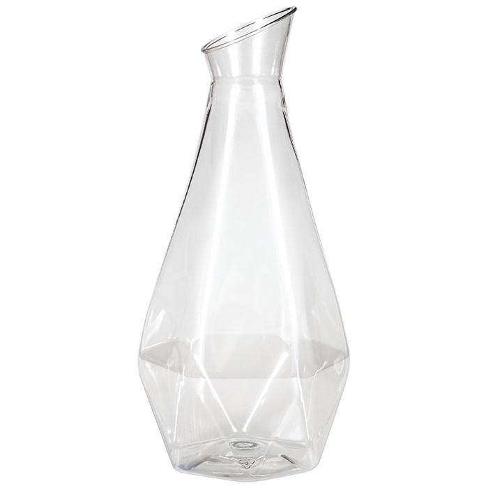 Picture of Creative Converting 347699 45 oz Plastic Fractal Carafe, Clear