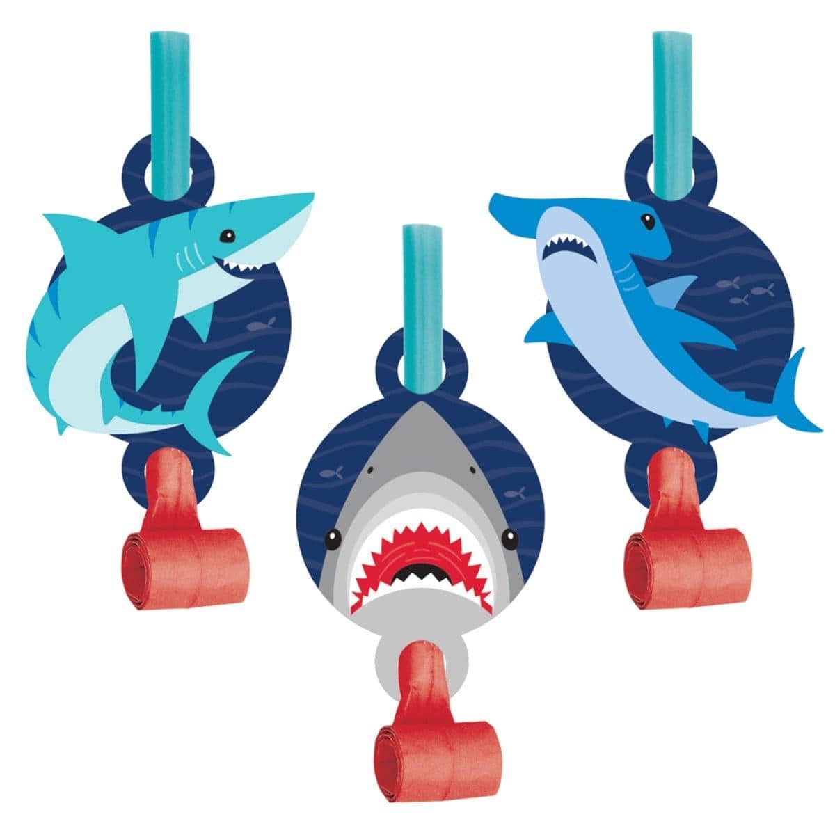 Picture of Access 350509 5.25 x 2.5 in. Shark Party Blowouts with Medallion&#44; Blue