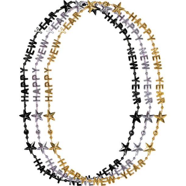 Happy New Year Letter Necklace
