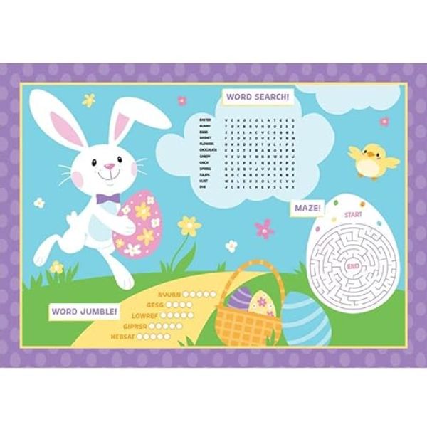 Picture of Access 356175 10 x 14.25 in. Easter Activity Placemats, Multi Color