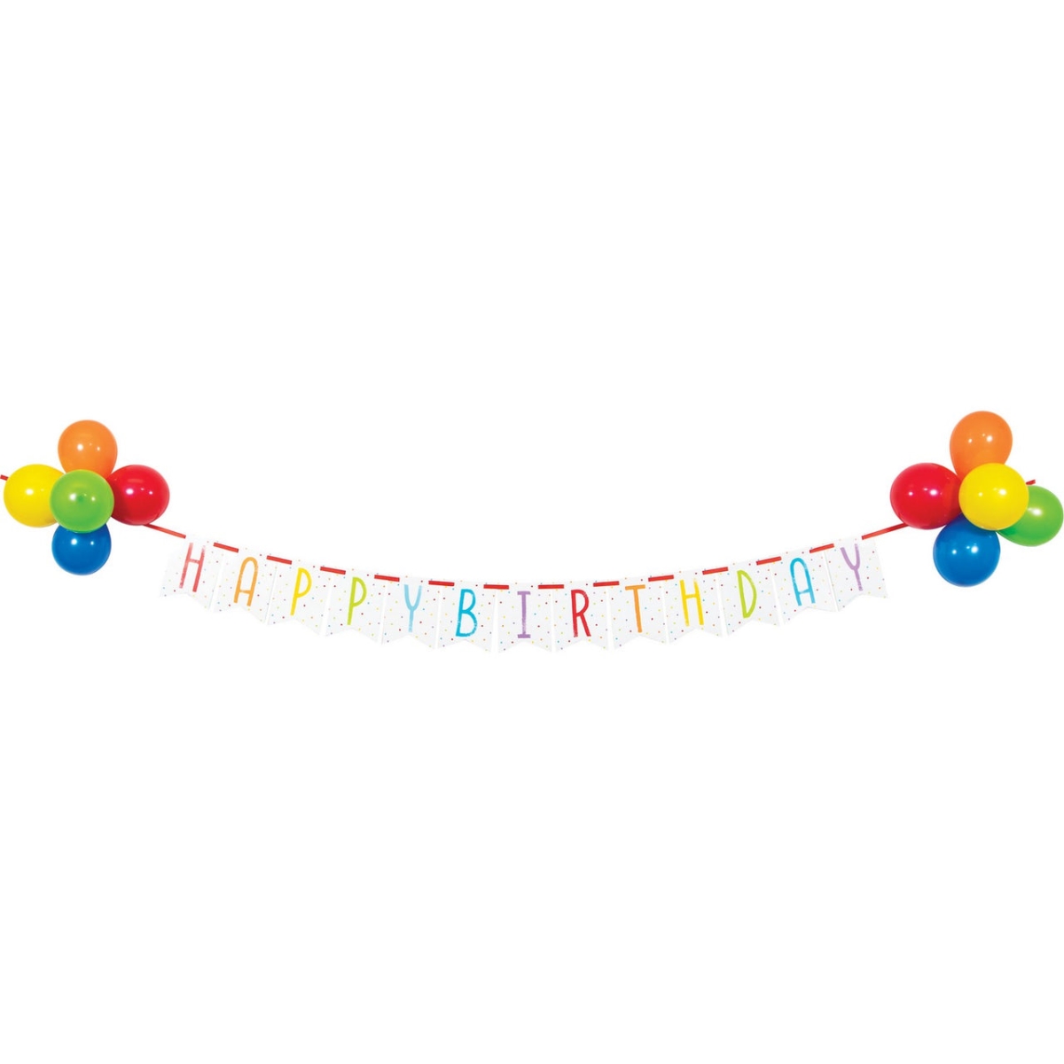Picture of Creative Converting 357588 6 x 102 in. Balloon Bash Ribbon Banner with Latex