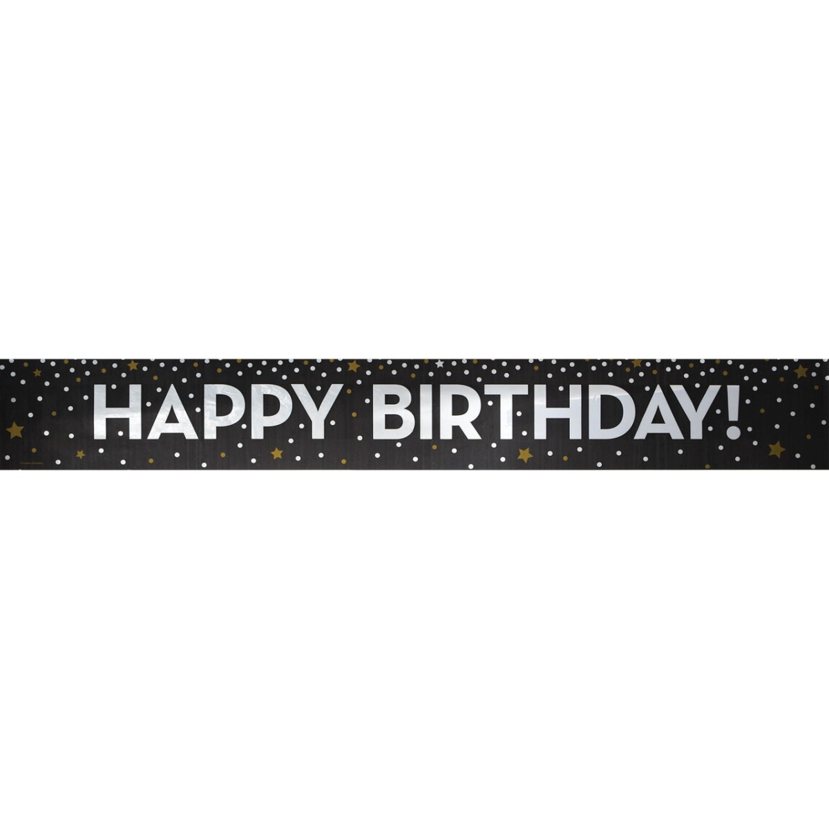 Picture of Creative Converting 359159 5 x 72 in. Happy Birthday Foil Banner