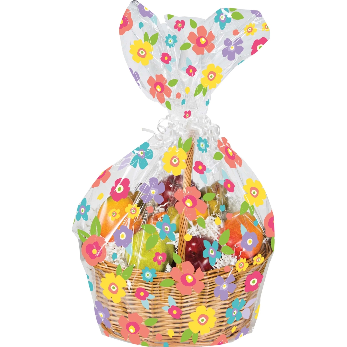 Picture of Access 363034 24 x 25 in. Spring Floral Cello Basket Bag