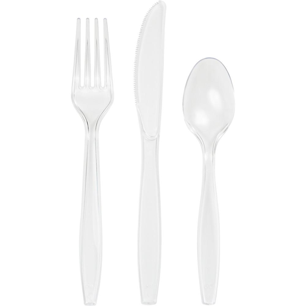 Picture of Hoffmaster Group 810418 Clear Assorted Cutlery&#44; Pack of 12 - 18 per Pack