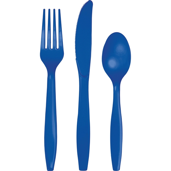 Picture of Hoffmaster Group 317359 Cobalt Assorted Cutlery&#44; Pack of 12 - 18 per Pack