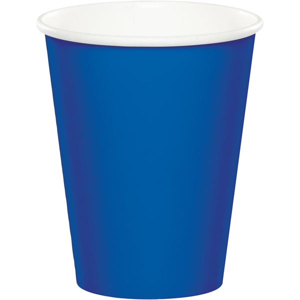 Group  9 oz Cobalt Hot & Cold Cups, Pack of 12 - 8 per Pack