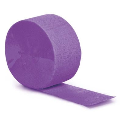 Picture of Hoffmaster Group 318910 81 ft. Amethyst Crepe Streamers&#44; Pack of 12