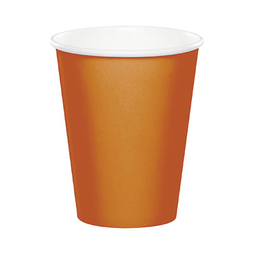 Group  9 oz Pumpkin Spice Hot & Cold Cups, Pack of 10 - 24 Per Pack