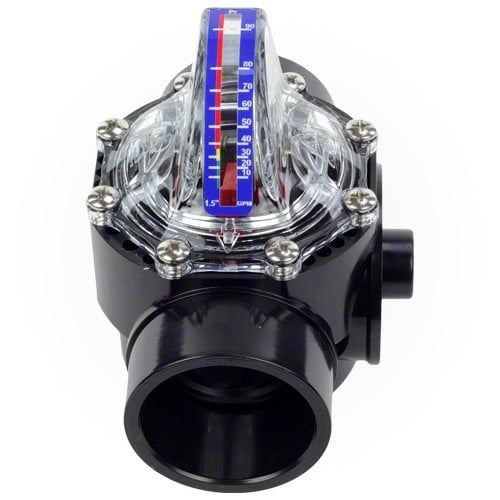 1.5 in. Flowvis Complete Flow Meter & Check Valve with LPM Scale