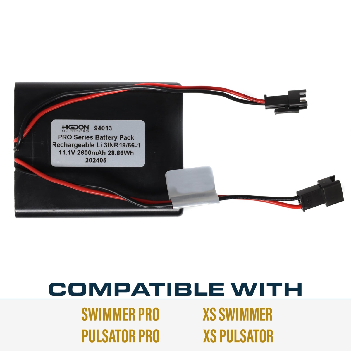 Picture of Higdon Decoys 94013 12V 2600 mAh Pro Series Single Battery Pack
