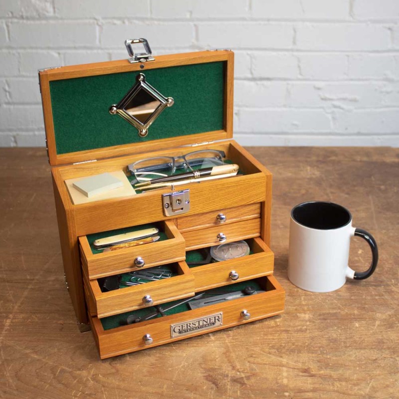 6-Drawer Red Oak Mini Max Chest