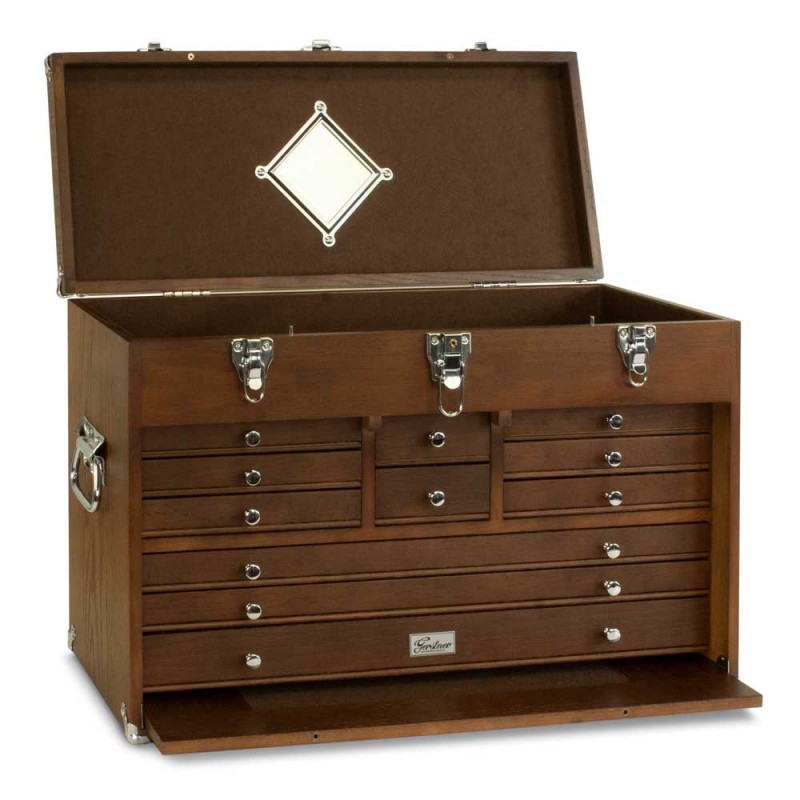 GI-T24-D 11-Drawer Large Chest, Dark Oak