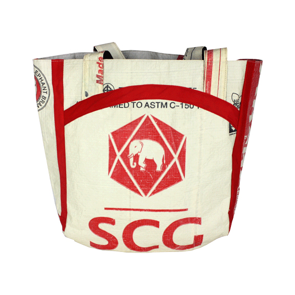 Picture of HHPLIFT INV-MAL-CEMTOTE Red Recycled Cement Tote Bag