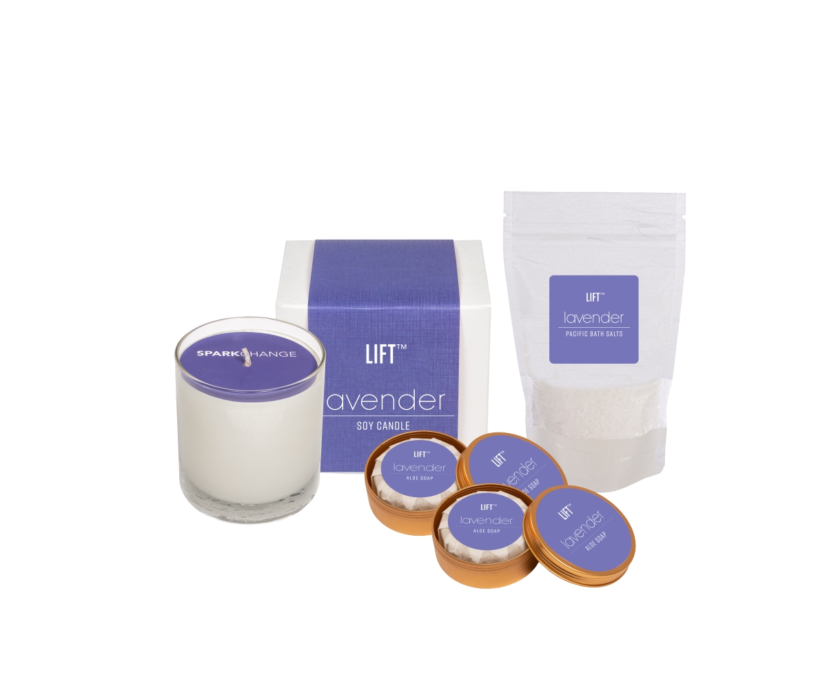 KIT-111-SPADAY-LAV Lavender Spa Day Set