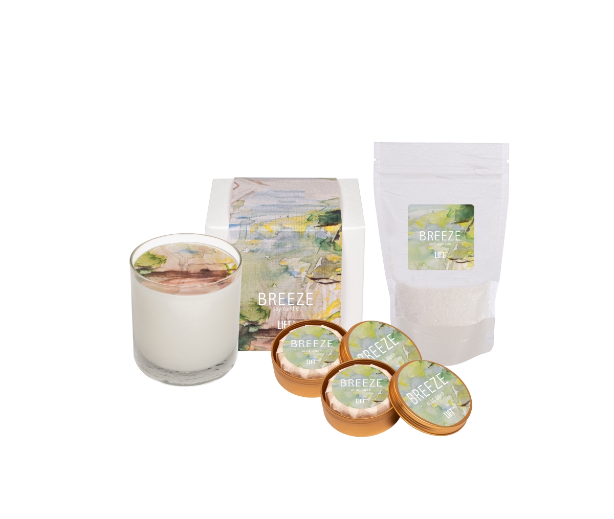 KIT-111-SPADAY-BRZ Breeze Spa Day Set
