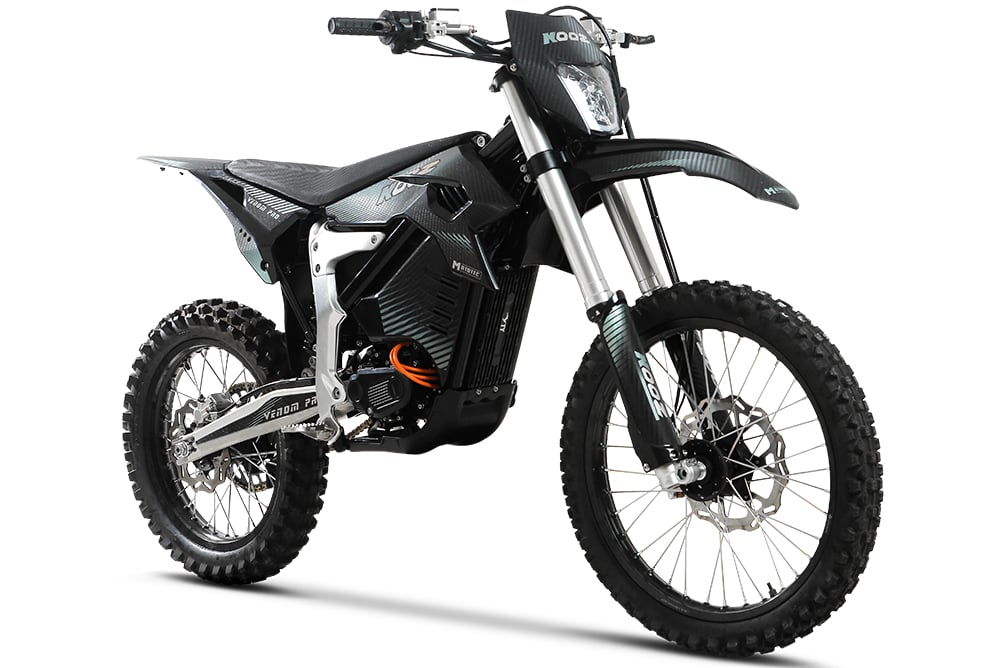 HP127E 30KW 72V 73Ah 21-18 Front & Rear Wheel 30000W Electric Dirt Bike for Adults