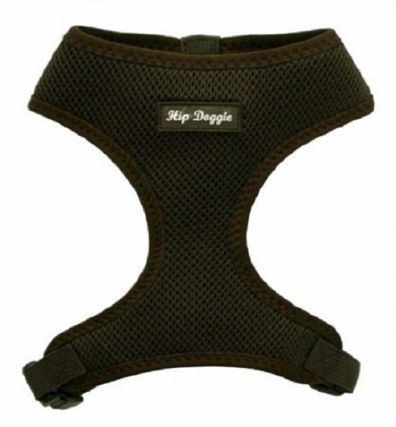 Picture of HipDoggie HD-6AMHBN-M Ultra Comfort Harness Dog Vest, Brown - Medium