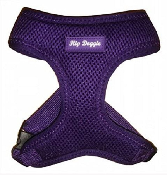 Picture of HipDoggie HD-6AMHPR-XS Ultra Comfort Harness Dog Vest&#44; Purple - Extra Small