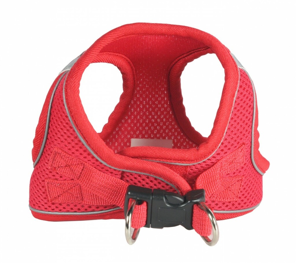 Picture of HipDoggie HD-6AMRD-XXS Ez Reflective Harness Dog Vest, Red - Xxs