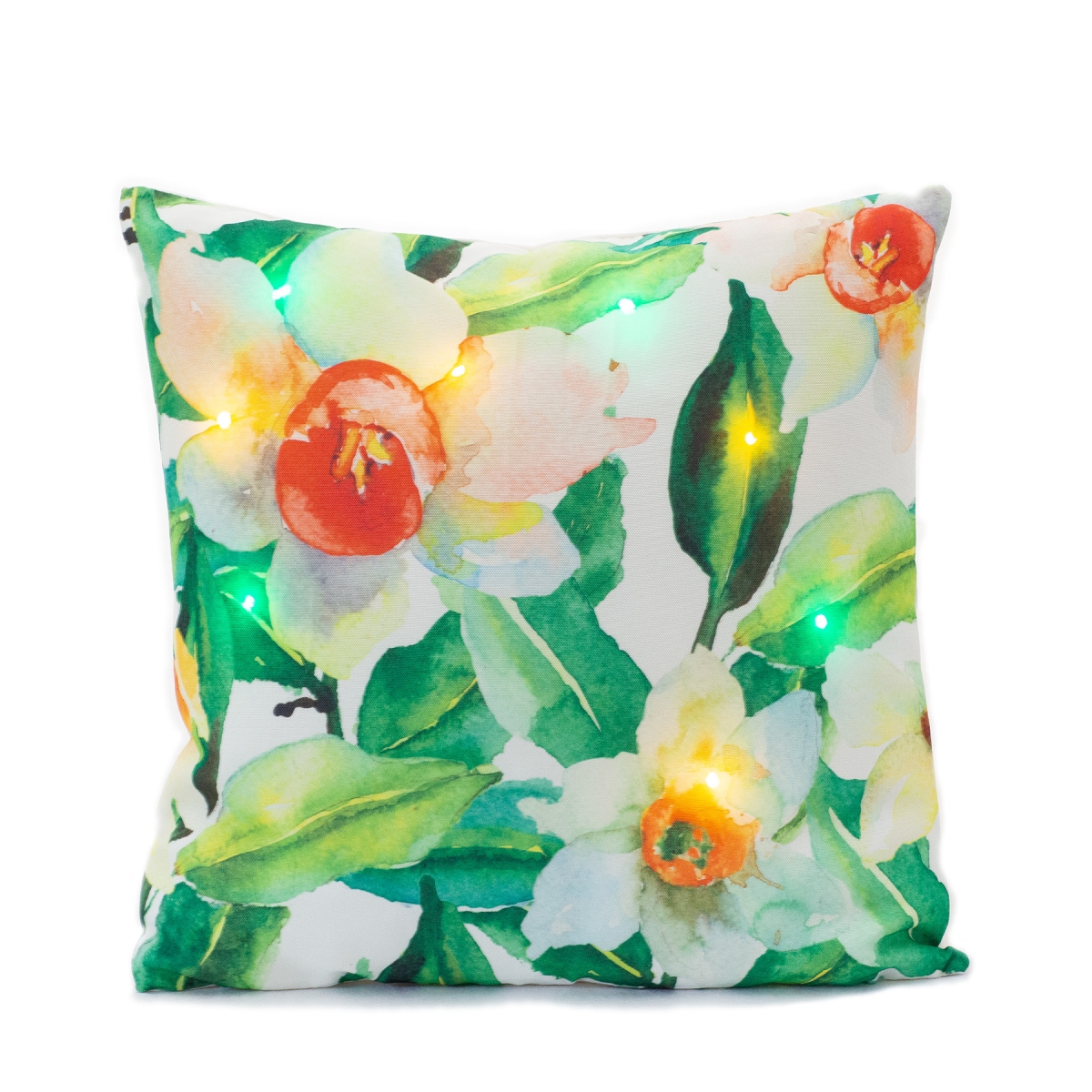 LED Pillows - Floral - Set of 2