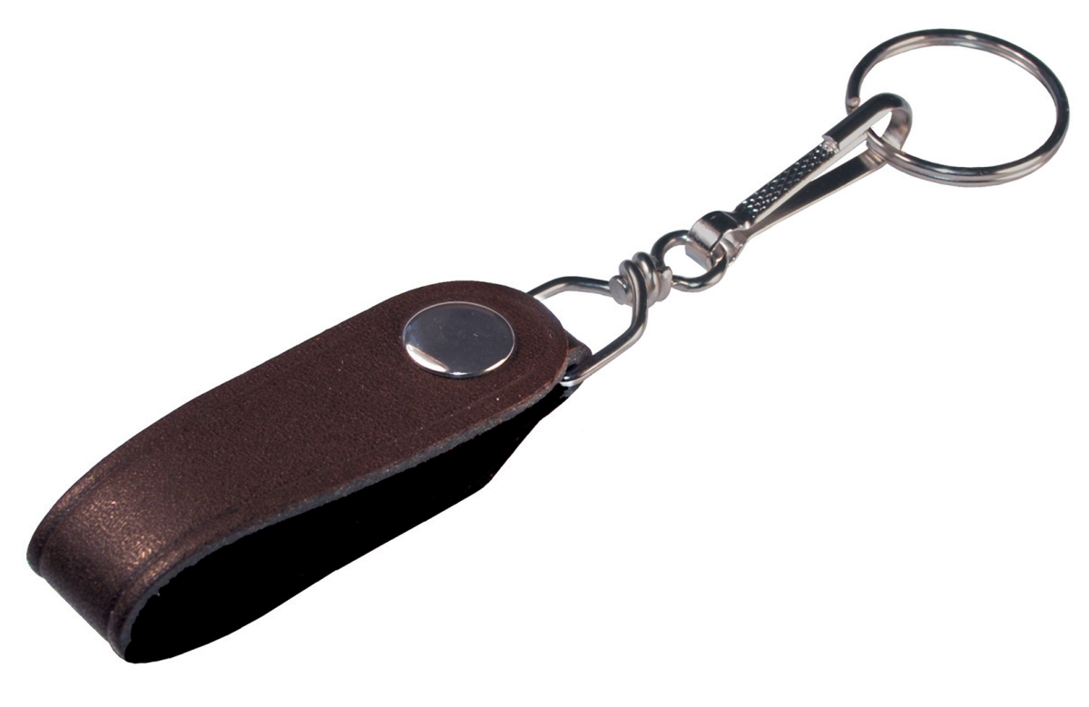 Picture of Hillman Group 703178 Carded Leather Snap Apart Key Ring