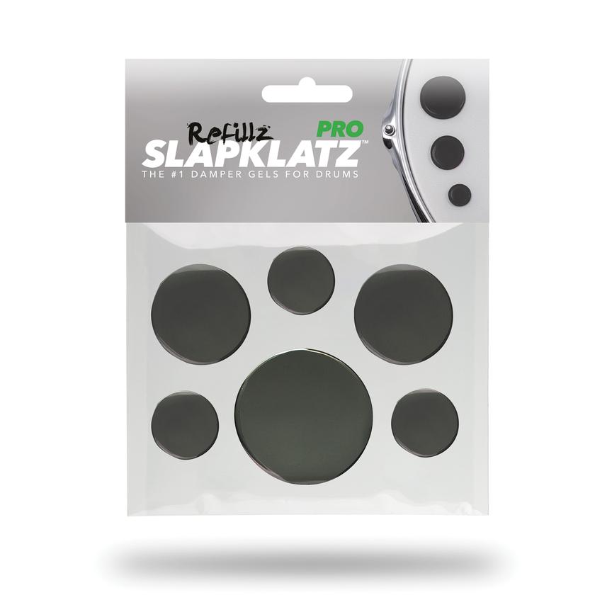 Pro Refillz Drum Damper Gel Pads without Case, Black - 12 Gel Pads
