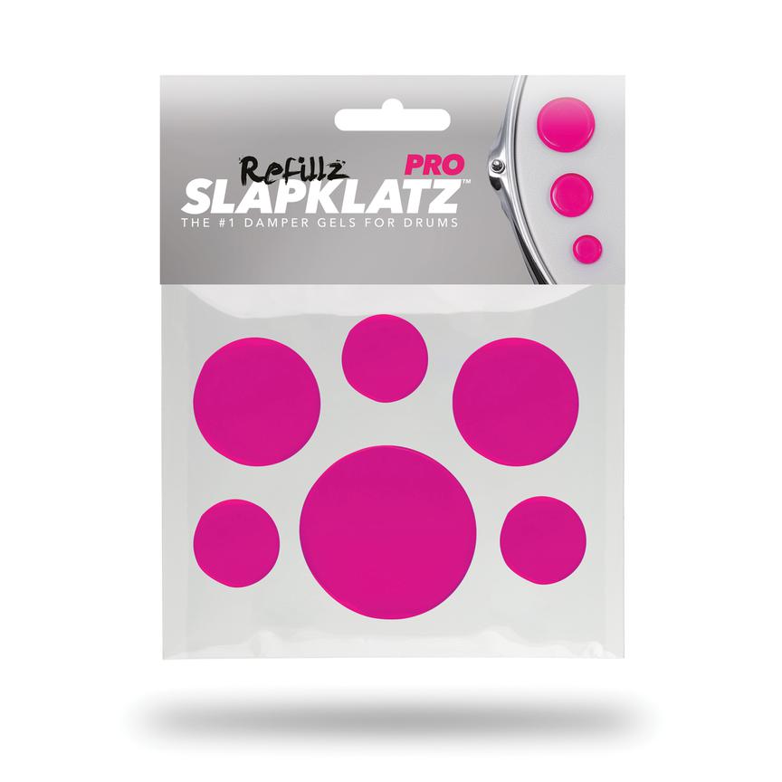 Pro Refillz Drum Damper Gel Pads without Case, Pink - 12 Gel Pads