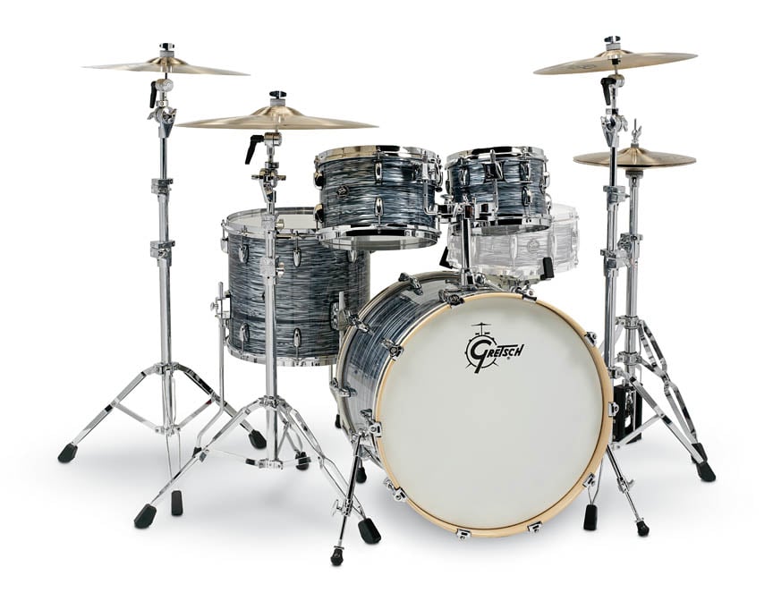 775886 4 Piece Renown Drum Set, Silver Oyster Pearl -  Gretsch Import