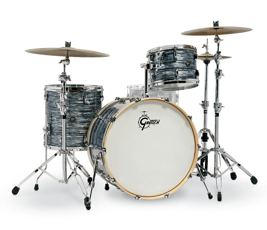 775915 3 Piece Renown Drum Set, Silver Oyster Pearl -  Gretsch Import