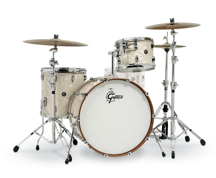 775917 3 Piece Renown Drum Set, Vintage Pearl -  Gretsch Import