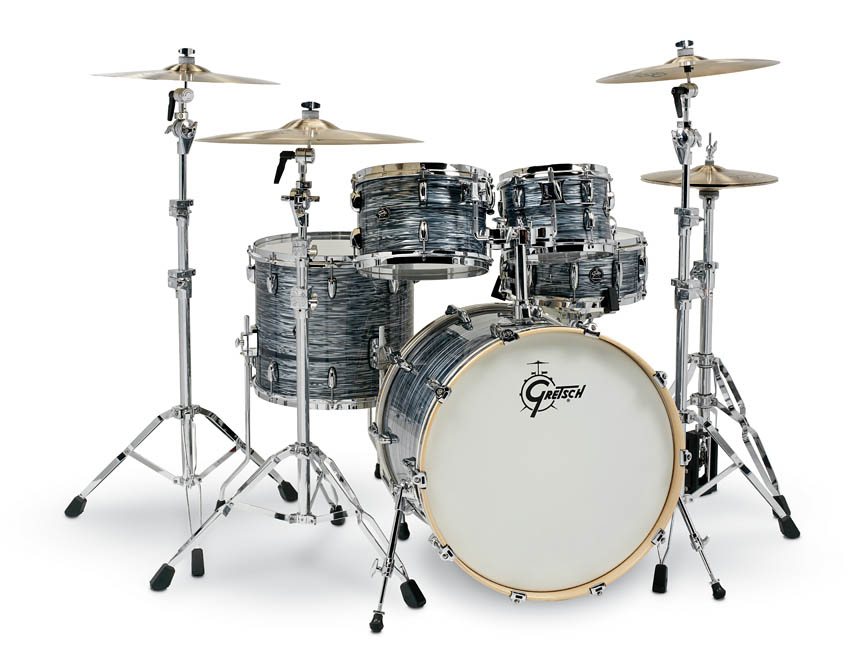 775894 5 Piece Renown Drum Set, Silver Oyster Pearl -  Gretsch Import