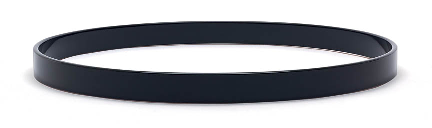 22 in. Maple Bass Drum Hoop, Black