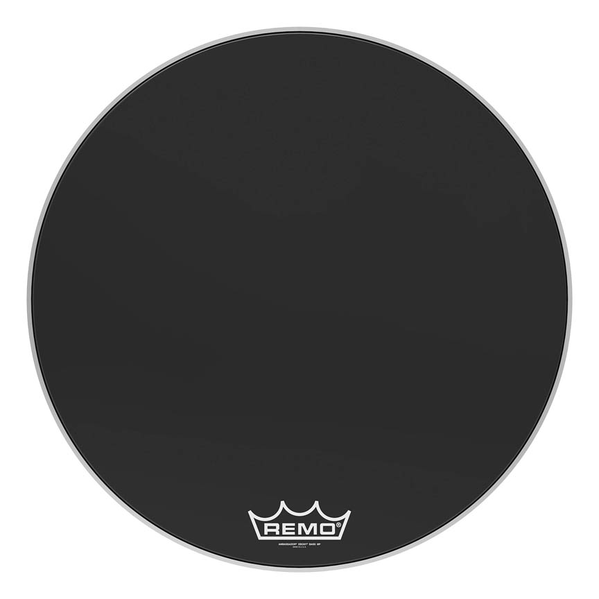 30 in. Dia. Ambassador Ebony MP Bass Drum Head