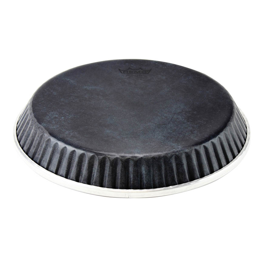 3700915 12.25 in. Symmetry D1 Skyndeep Black Calfskin Graphic Conga Drum Head