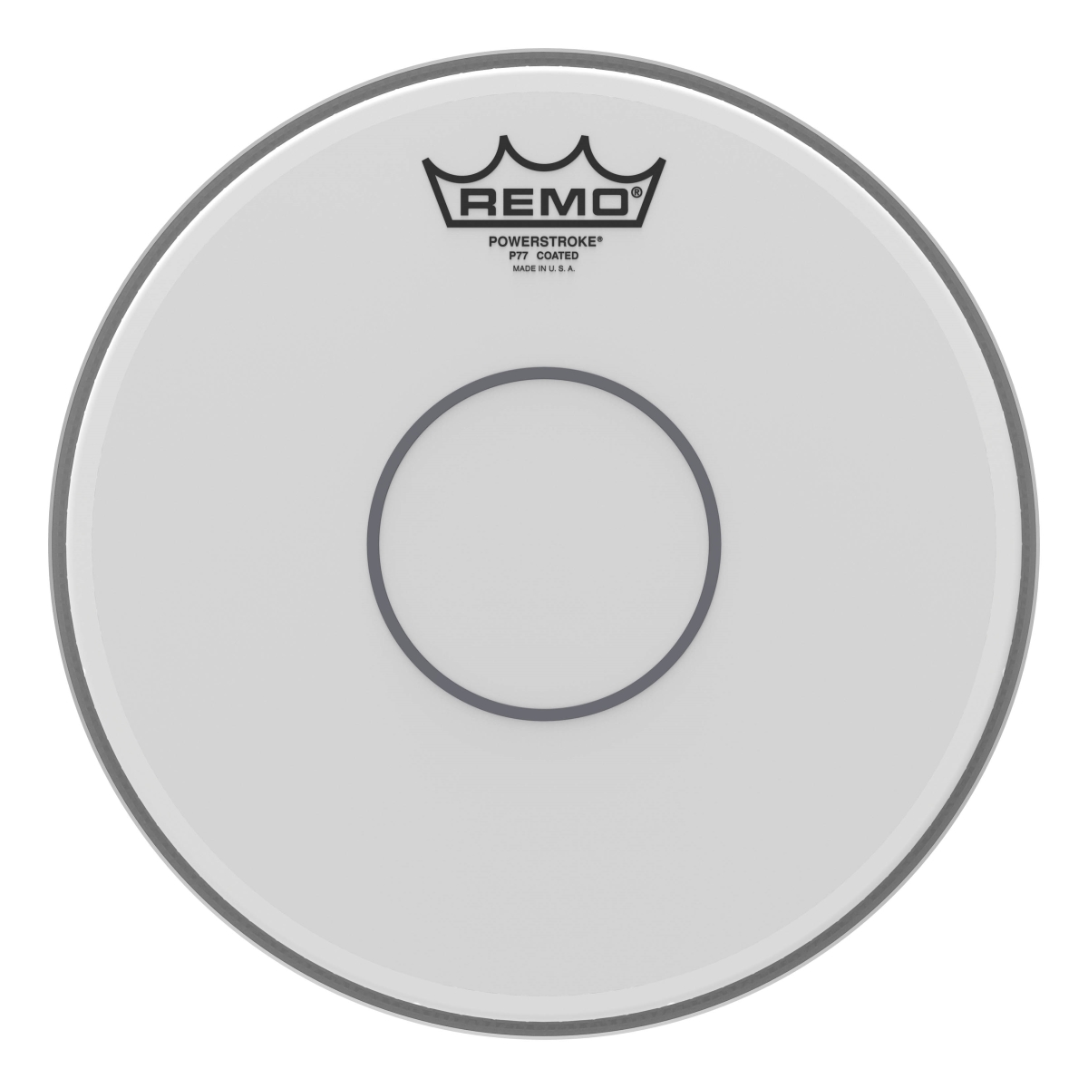 3701454 10 in. Dia. Open Channel Clear Dot Batter Powerstroke 77 Coated Drumhead