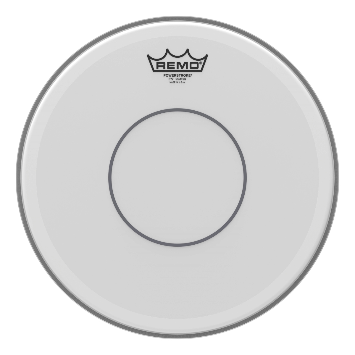 13 in. Dia. Open Channel Clear Dot Batter Powerstroke 77 Coated Drumhead