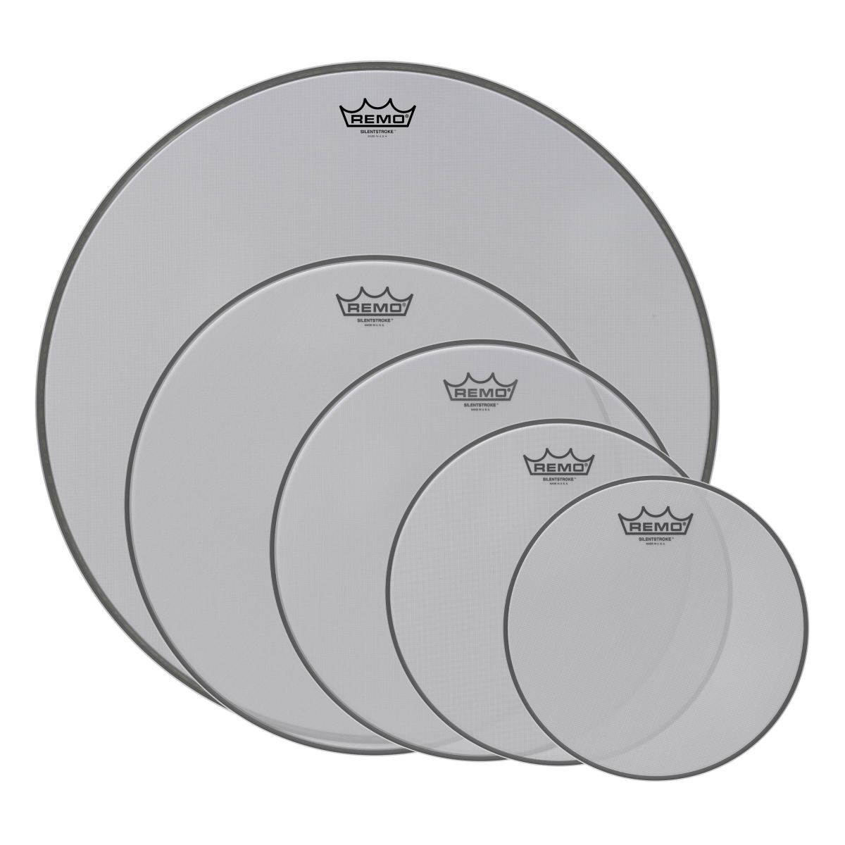 Silentstroke Drum Head Set for Full Drum Kit