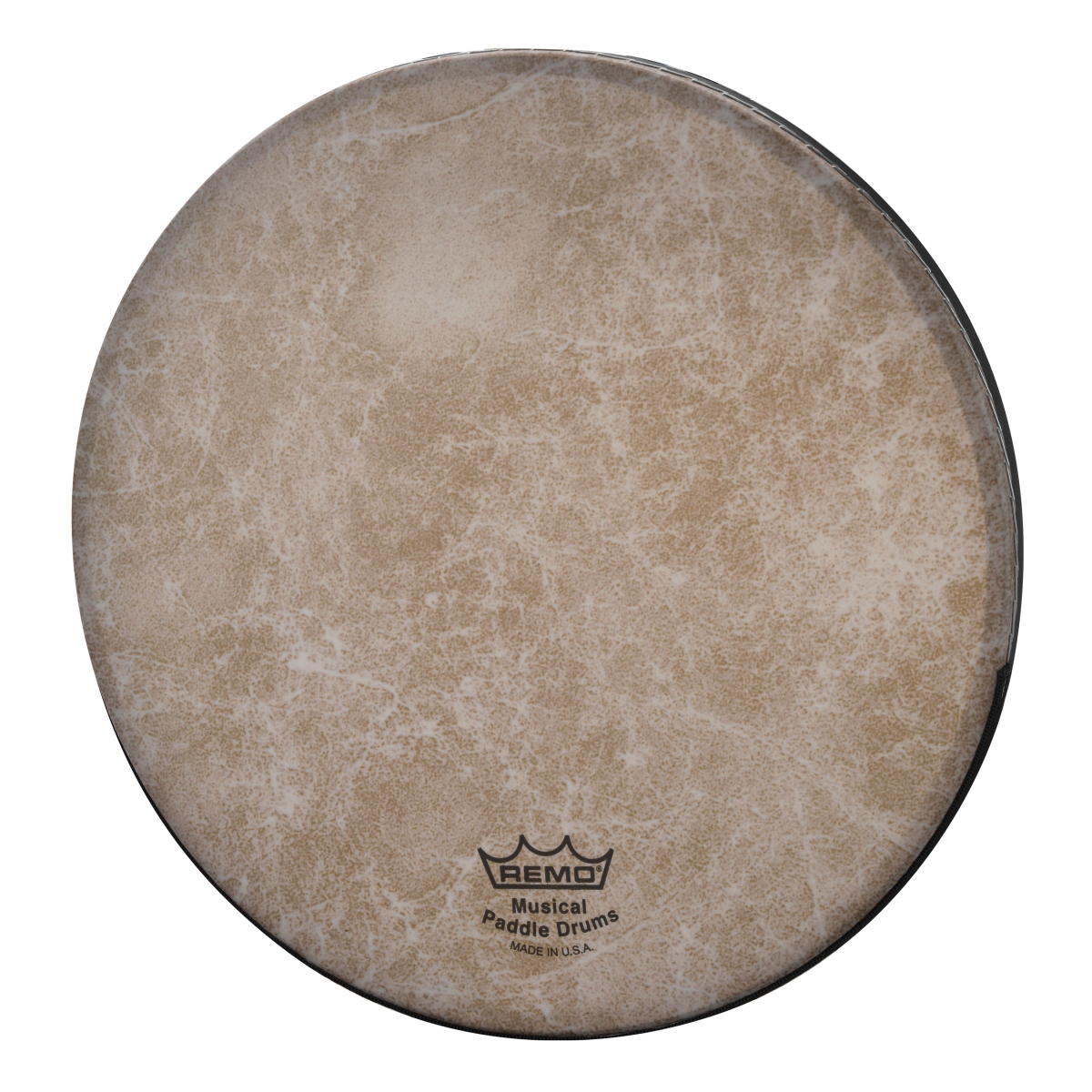12 in. Dia. Accessories Paddle Drum, Head, Skyndeep Fiberskyn with Sound Control Do