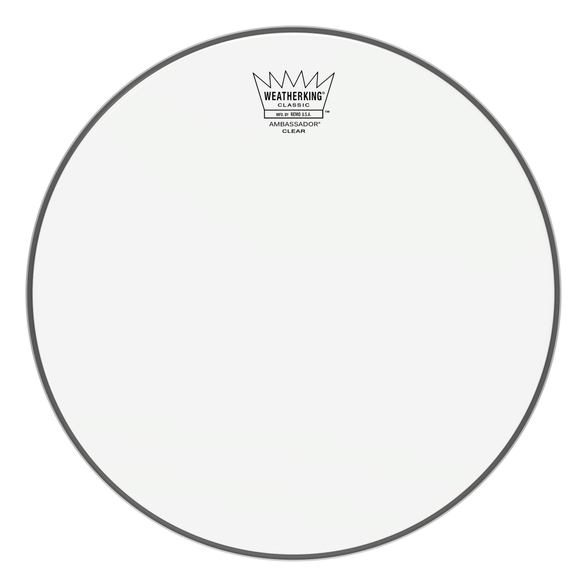 12 in. Dia. Batter Ambassador Classic Clear Drumhead