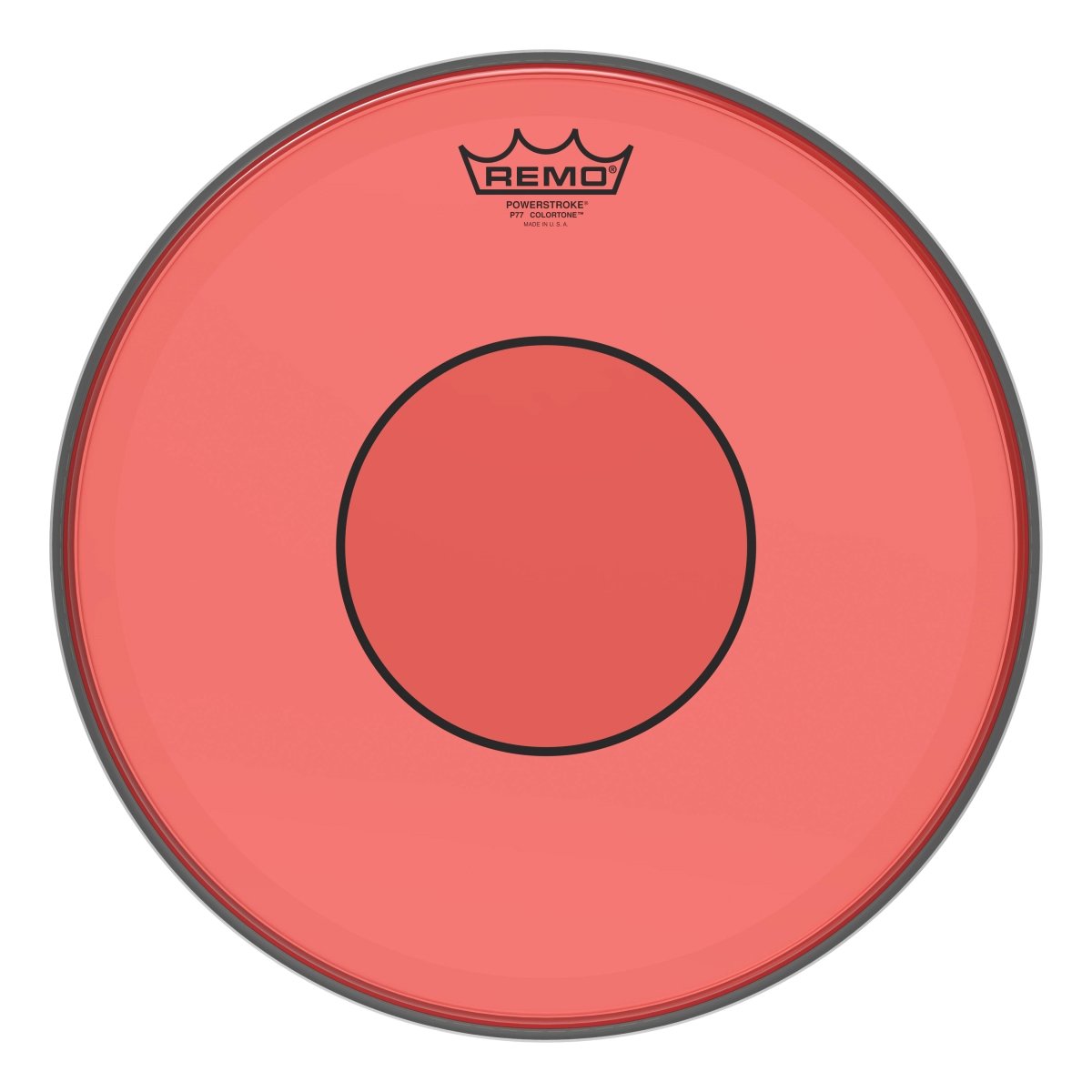 13 in. Dia. Batter Powerstroke 77 Colortone Drumhead, Red