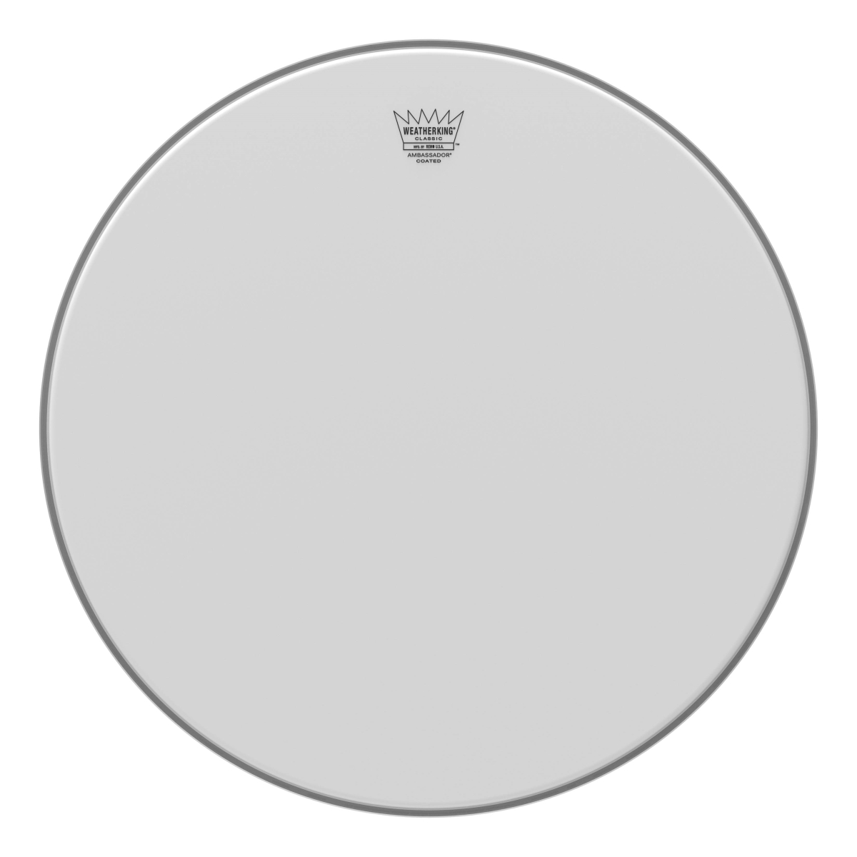 3700447 20 in. Dia. Bass Classic Ambassador Coated Drumhead