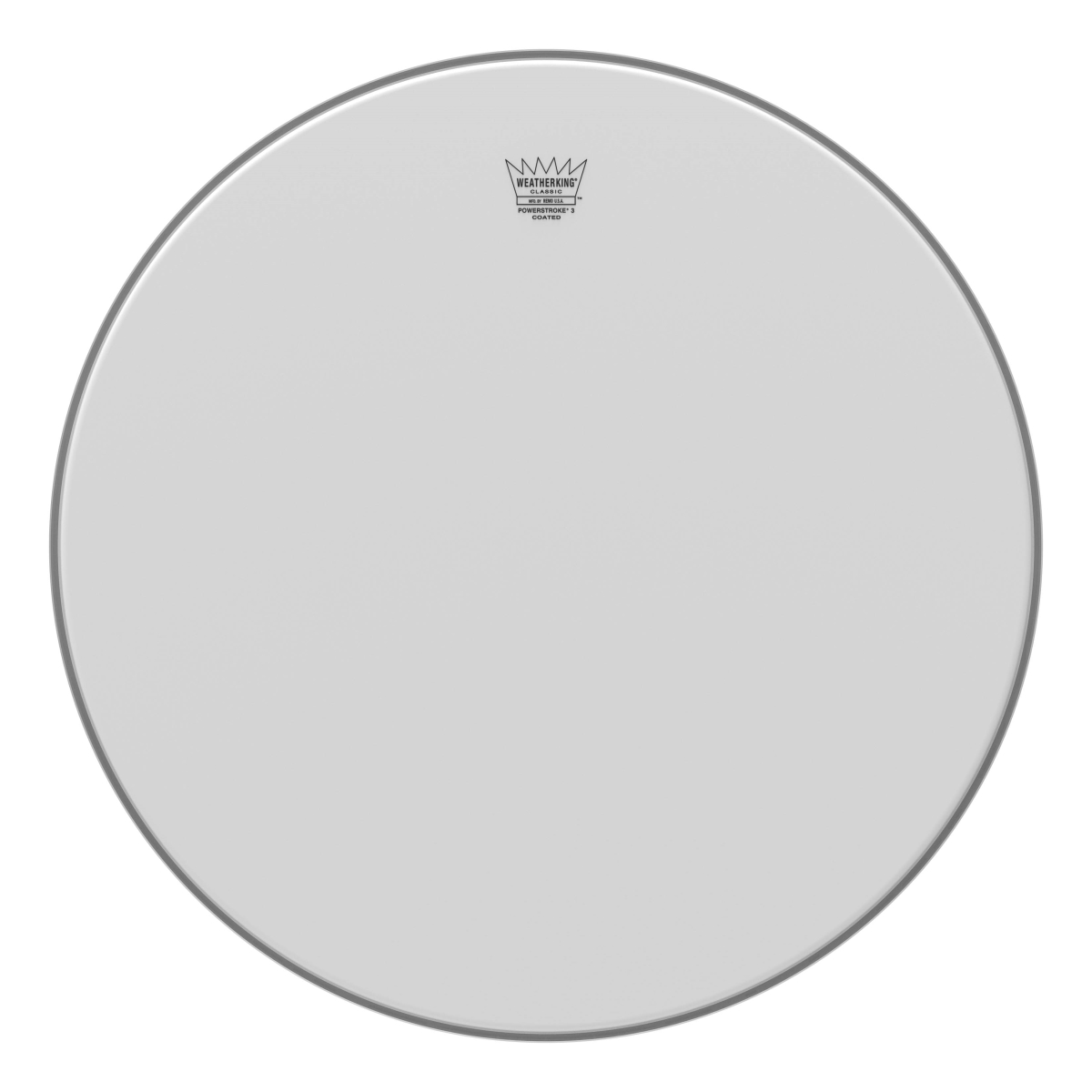 3700450 22 in. Dia. Bass Classic Powerstroke 3 Coated Drumhead