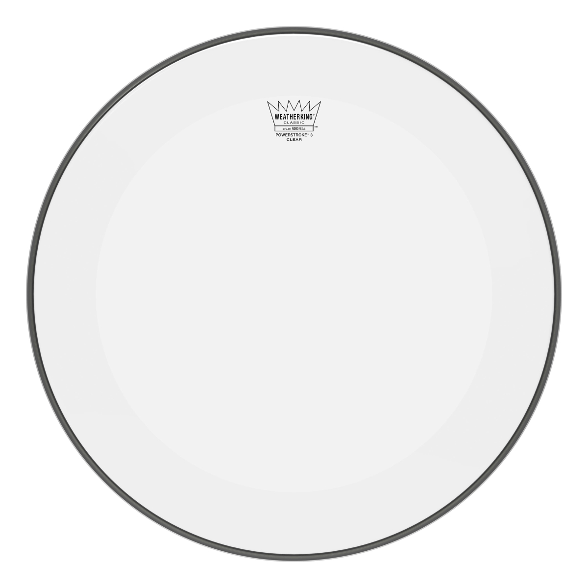 18 in. Dia. Bass Classic Powerstroke 3 Clear Drumhead