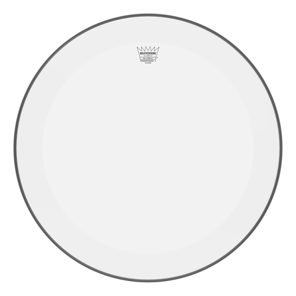 22 in. Dia. Bass Classic Powerstroke 3 Clear Drumhead