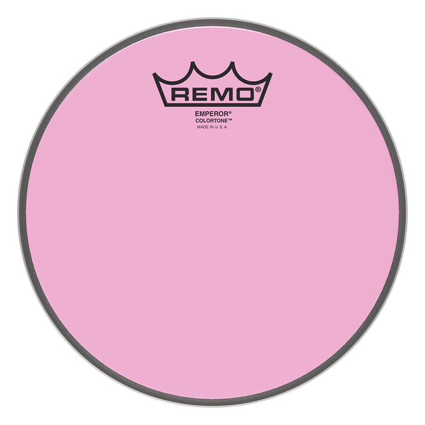 8 in. Tom Batter Emperor Colortone Pink Drumhead