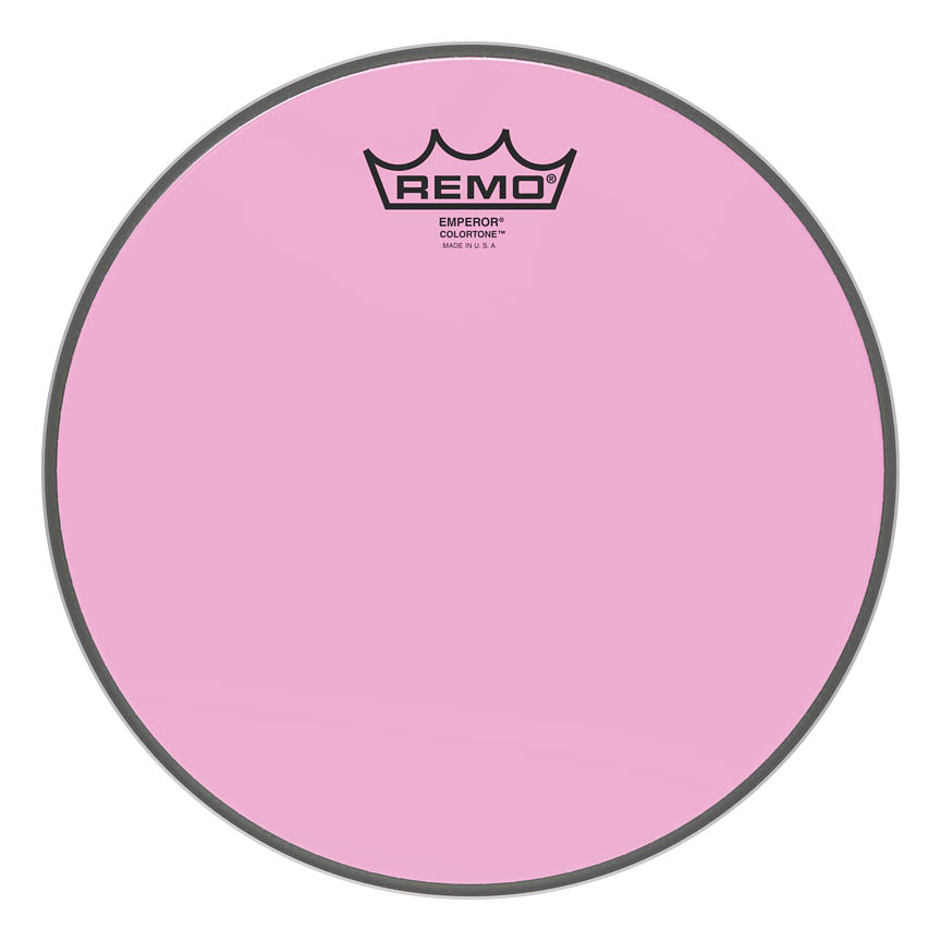 3701750 10 in. Tom Batter Emperor Colortone Pink Drumhead