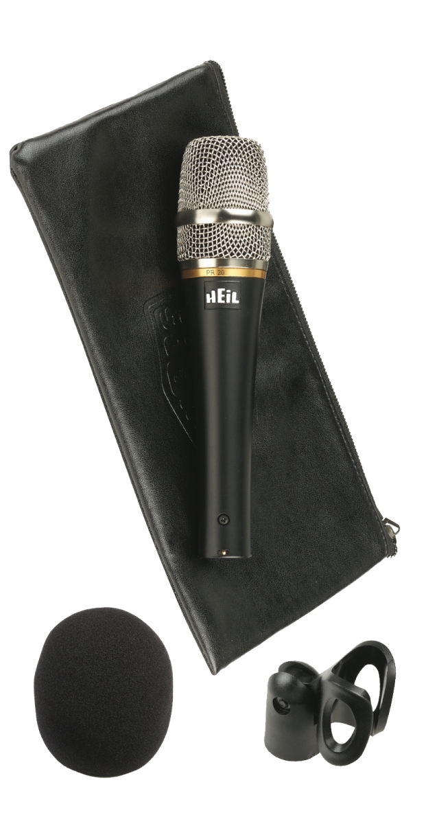 364938 Utility Handheld Microphone with Mic Clip & Windscreen -  Heil Sound